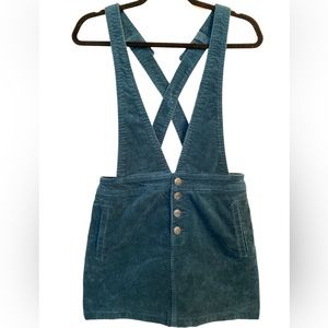 XS WILD FABLE CORDUROY POCKET SKIRT WOMEN OVERALL DRESS